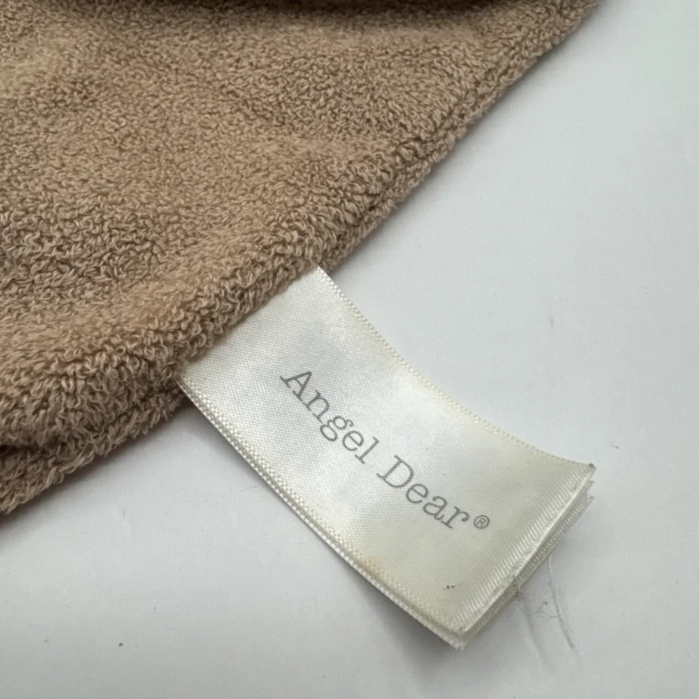 Angel Dear Brown Teddy Bear Lovey Security Blanket Soft Stuffed Baby‎ Toy